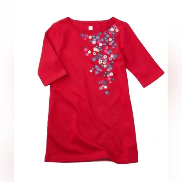 TEA COLLECTION EUC GIRLS DRESS SIZE 7 - Picture 3 of 6